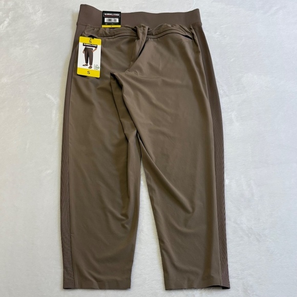 Kirkland Signature Ladies' Ankle Pants, Pull-On, Pockets, Tan Small NWT - Picture 7 of 16